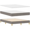 Kiemas lova su pagalve Tortora 140 x 190 cm audinys