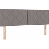 Kiemas lova su pagalve Tortora 140 x 190 cm audinys