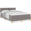 Kiemas lova su pagalve Tortora 140 x 190 cm audinys