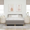 Kiemas lova su pagalve Tortora 140 x 190 cm audinys