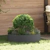Vazonų žiedas Juoda 80 x 80 x 20 cm Šaltai valcuotas plienas