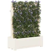 Didelis vazonas su treliu Balta 99,5 x 43 x 133,5 PP