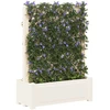 Didelis vazonas su treliu Balta 99,5 x 43 x 133,5 PP