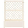 Didelis vazonas su treliu Balta 99,5 x 43 x 133,5 cm PP