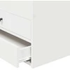 Dienos lova Balta ir juoda 75 x 190 cm Apdirbta mediena