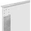 Dienos lova Betono pilka ir juoda 100 x 200 cm Apdirbta mediena