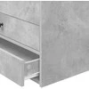 Dienos lova Betono pilka ir juoda 70 x 190 cm Apdirbta mediena