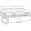 Lova Dienos lovos rėmas Balta 80 x 200 cm