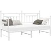 Lova Dienos lovos rėmas Balta 75 x 190 cm Plienas
