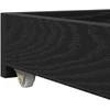 Dienos lova su stalčių Pilka 90 x 200 cm Apdirbta mediena