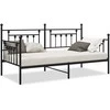 Lova Dienos lovos rėmas Juoda 107 x 203 cm Plienas