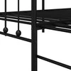 Dienos lovos rėmas Juoda 90 x 200 cm