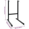 Dip stotis Juoda 103,5 x 66,5 x 121,5 cm