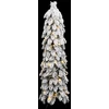 Dirbtinė apšviesta Kalėdų eglutė su 80 LED ir sniegu, 150cm