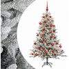 Dirbtinė kalėdinė eglutė su rutuliuku 120 cm 150 LED