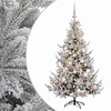Dirbtinė kalėdinė eglutė su rutuliuku 120 cm 150 LED