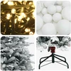Dirbtinė kalėdinė eglutė su rutuliuku 120 cm 150 LED