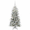 Dirbtinė kalėdinė eglutė su rutuliuku 120 cm 150 LED