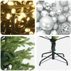 Dirbtinė kalėdinė eglutė su rutuliuku 120 cm 150 LED