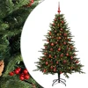 Dirbtinė kalėdinė eglutė su rutuliuku 120 cm 150 LED