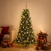 Dirbtinė kalėdinė eglutė su rutuliuku 120 cm 150 LED