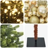 Dirbtinė kalėdinė eglutė su rutuliuku 120 cm 150 LED