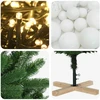 Dirbtinė kalėdinė eglutė su rutuliuku 120 cm 150 LED
