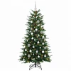 Dirbtinė kalėdinė eglutė su rutuliuku 120 cm 150 LED