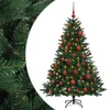 Dirbtinė kalėdinė eglutė su rutuliuku 120 cm 150 LED