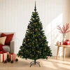 Dirbtinė kalėdinė eglutė su rutuliuku 120 cm 150 LED