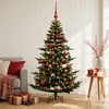 Dirbtinė kalėdinė eglutė su rutuliuku 120 cm 150 LED