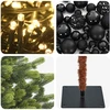 Dirbtinė kalėdinė eglutė su rutuliuku 120 cm 150 LED