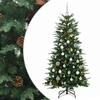 Dirbtinė kalėdinė eglutė su rutuliuku 120 cm 150 LED
