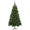Dirbtinė kalėdinė eglutė su rutuliuku 120 cm 150 LED
