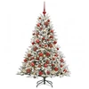 Dirbtinė kalėdinė eglutė su rutuliuku 120 cm 150 LED