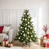 Dirbtinė kalėdinė eglutė su rutuliuku 120 cm 150 LED