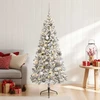 Dirbtinė kalėdinė eglutė su rutuliuku 120 cm 150 LED