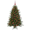Dirbtinė kalėdinė eglutė su rutuliuku 120 cm 150 LED