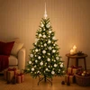 Dirbtinė kalėdinė eglutė su rutuliuku 120 cm 150 LED