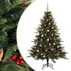 Dirbtinė kalėdinė eglutė su rutuliuku 120 cm 150 LED