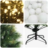 Dirbtinė kalėdinė eglutė su rutuliuku 120 cm 150 LED