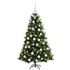 Dirbtinė kalėdinė eglutė su rutuliuku 120 cm 150 LED
