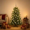 Dirbtinė kalėdinė eglutė su rutuliuku 120 cm 150 LED