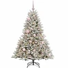 Dirbtinė kalėdinė eglutė su rutuliuku 120 cm 150 LED