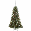 Dirbtinė kalėdinė eglutė su rutuliuku 120 cm 150 LED