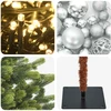 Dirbtinė kalėdinė eglutė su rutuliuku 120 cm 150 LED