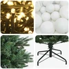 Dirbtinė kalėdinė eglutė su rutuliuku 120 cm 150 LED