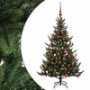 Dirbtinė kalėdinė eglutė su rutuliuku 120 cm 150 LED