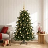 Dirbtinė kalėdinė eglutė su rutuliuku 120 cm 150 LED