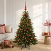 Dirbtinė kalėdinė eglutė su rutuliuku 120 cm 150 LED